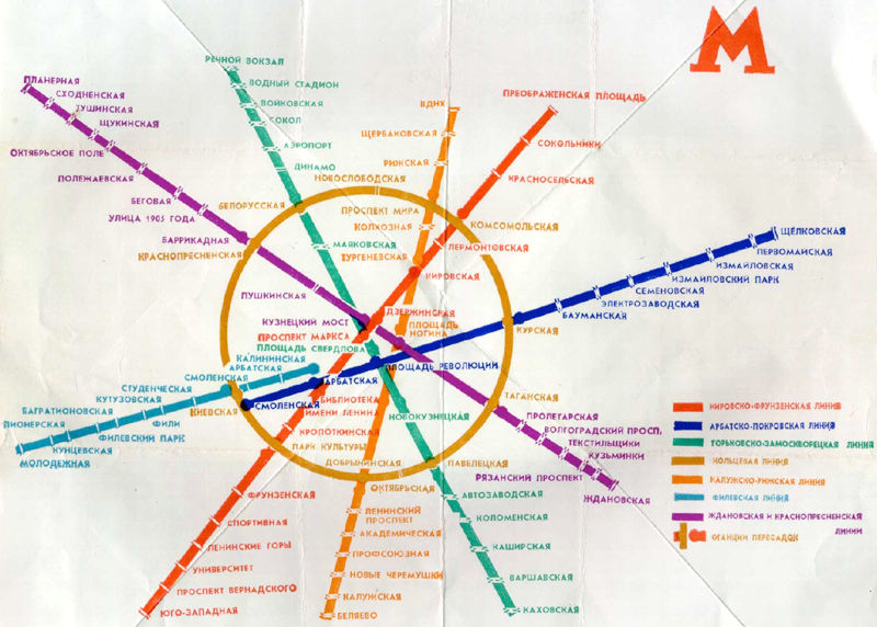 Схема метро москвы название линий метро