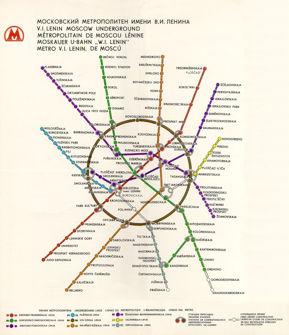 Оформление карты метро